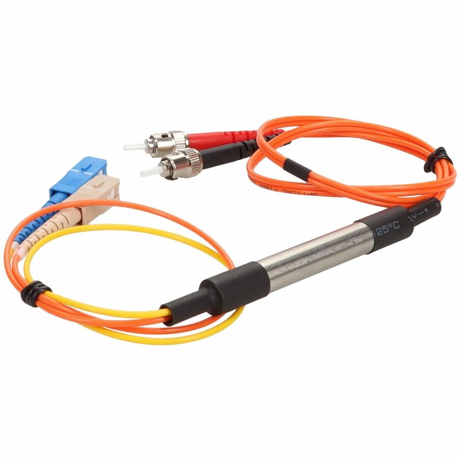 AddOn 3m SC (Male) to ST (Male) Orange OM2 & OS1 Duplex Fiber Mode Conditioning Cable