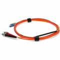 AddOn 1m LC (Male) to ST (Male) Orange OM1 & OS1 Duplex Fiber Mode Conditioning Cable