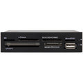 StarTech.com 3.5in Front Bay 22-in-1 USB 2.0 Internal Multi Media Memory Card Reader - Black