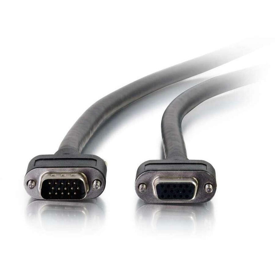 Legrand C2G 1ft Select VGA Video Extension Cable M/F, 1 ft, Female, Black