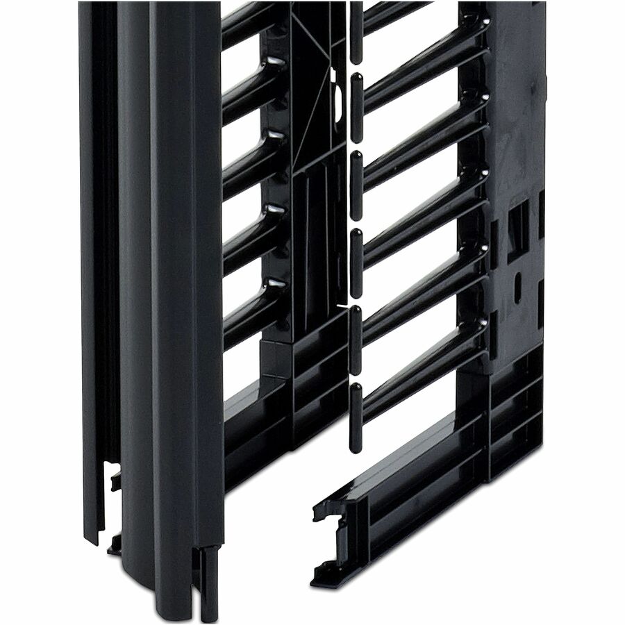 Schneider Valueline, Vertical Cable Manager for 2 & 4 Post Racks, 84"H X 6"W, Single-Sided with Door