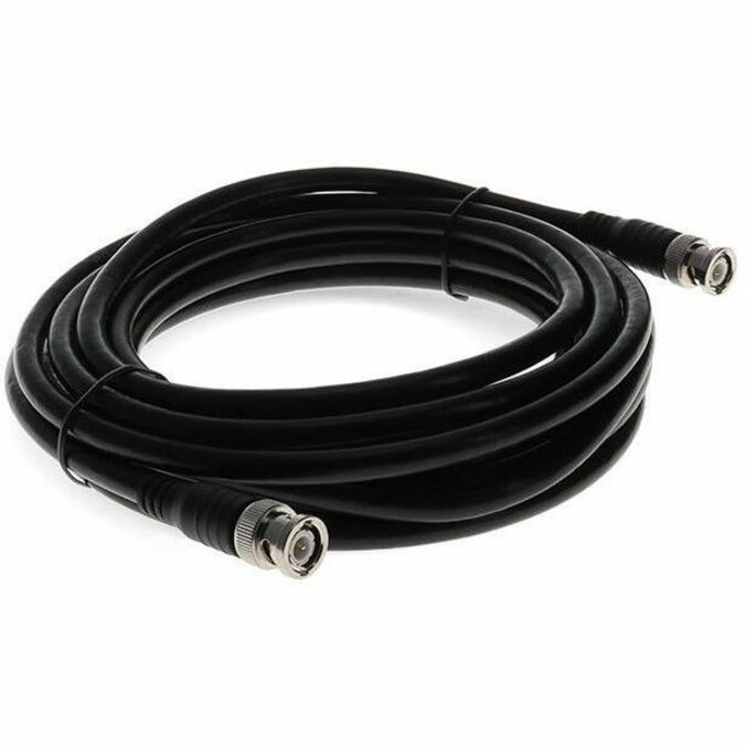 AddOn 16.4ft BNC (Male) to BNC (Male) Gray Coaxial Simplex Plenum-Rated Copper Patch Cable