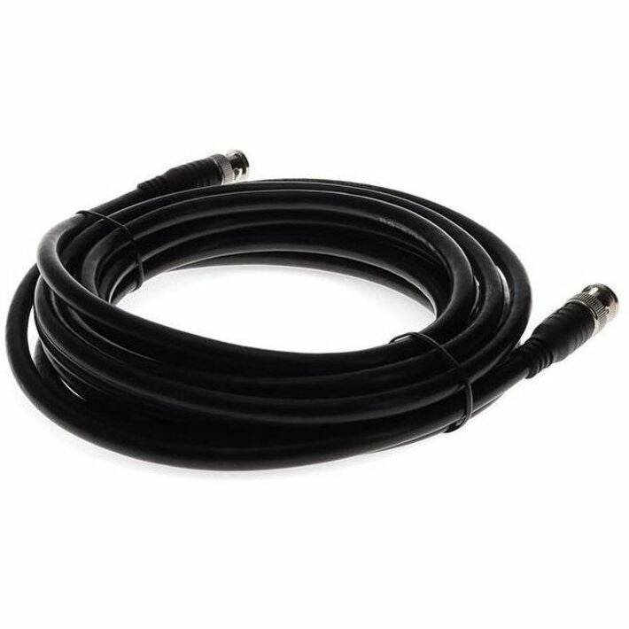 AddOn 16.4ft BNC (Male) to BNC (Male) Gray Coaxial Simplex Plenum-Rated Copper Patch Cable