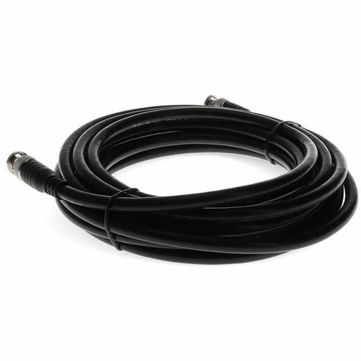 AddOn 16.4ft BNC (Male) to BNC (Male) Gray Coaxial Simplex Plenum-Rated Copper Patch Cable