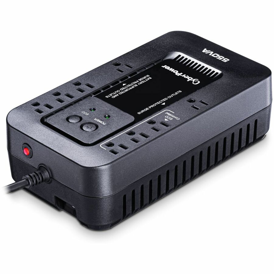 CyberPower EC550G Ecologic UPS Systems, Black, 8 Minute, USB