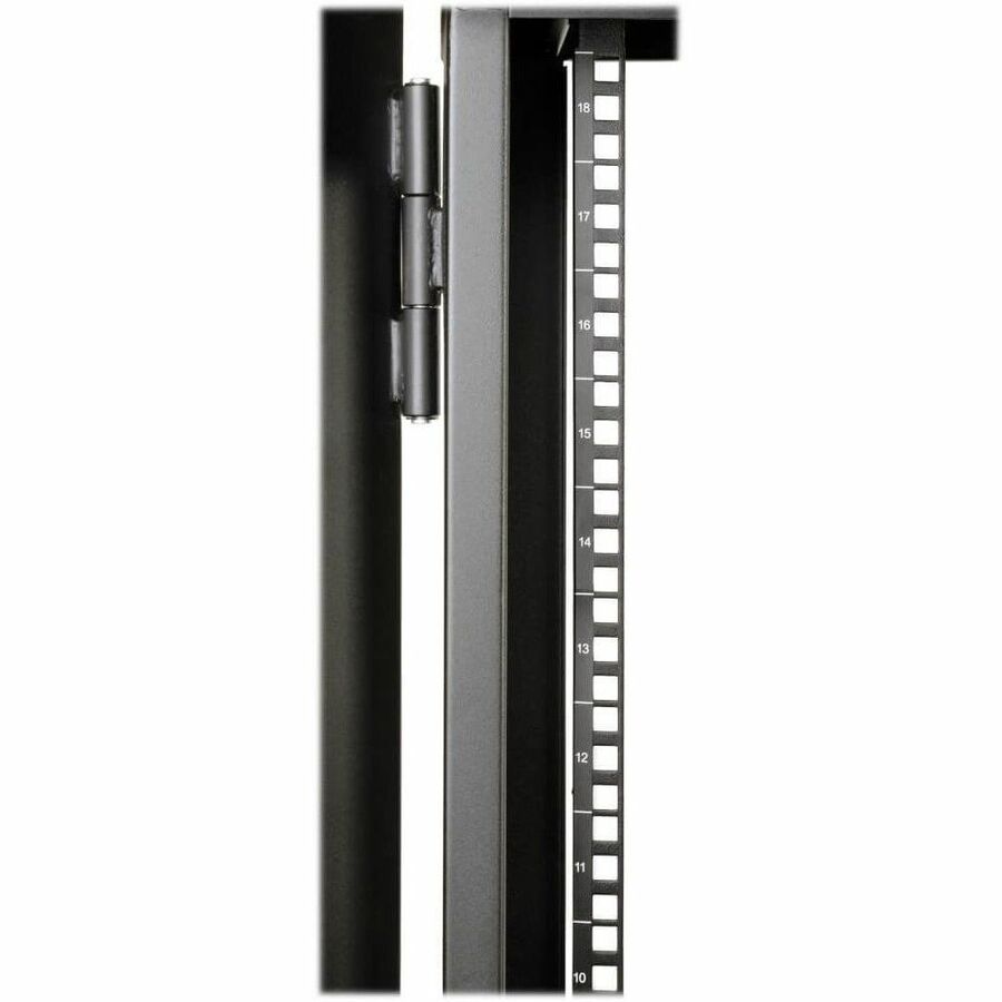 Eaton Tripp Lite Series SmartRack 18U Low-Profile Patch-Depth Wall-Mount Half-Height Rack Enclosure, Hinged Back