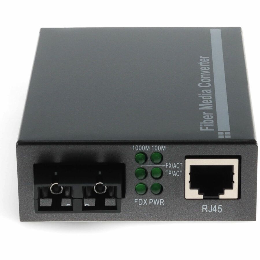 AddOn 10/100/1000Base-TX(RJ-45) to 1000Base-LX(SC) SMF 1310nm 40km Media Converter