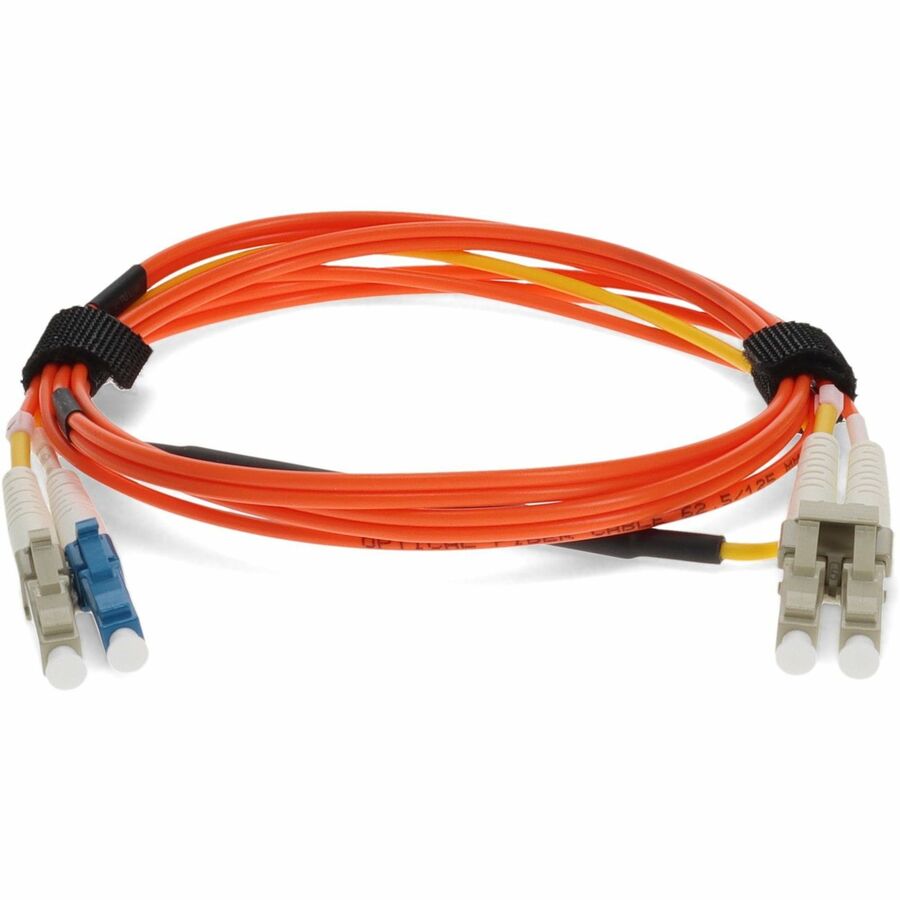 AddOn 2m LC (Male) to LC (Male) Orange OM1 & OS1 Duplex Fiber Mode Conditioning Cable