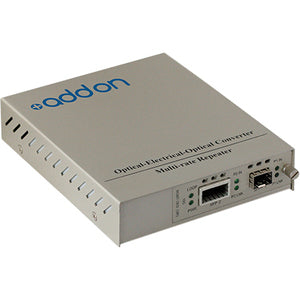 AddOn 10G OEO Converter (3R Repeater) with SFP+ & XFP Slots Standalone Media Converter Card Kit