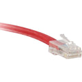 NSI ENET Cat6 Red 14 Foot Non-Booted (No Boot) (UTP) High-Quality Network Patch Cable RJ45 to RJ45 - 14Ft