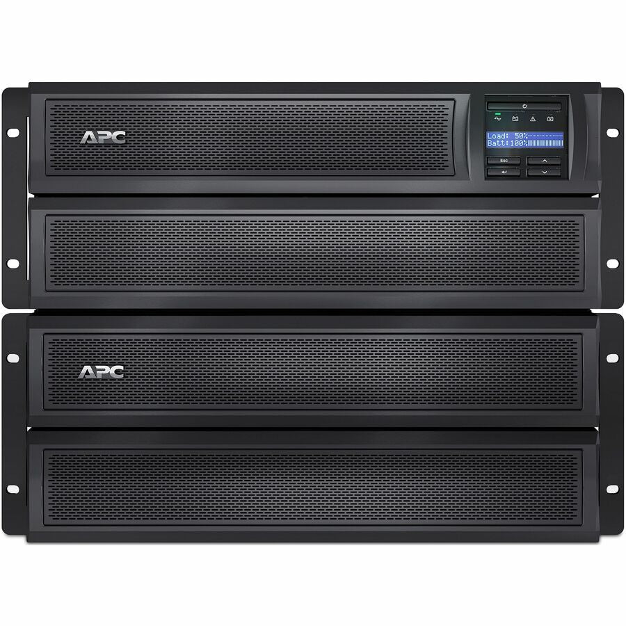 Schneider APC Smart-UPS X, Line Interactive, 3kVA, Rack/tower convertible 4U, 208V, 2x NEMA L6-20R+4x IEC C13+2x IEC C19, SmartSlot,Extended runtime,Short depth