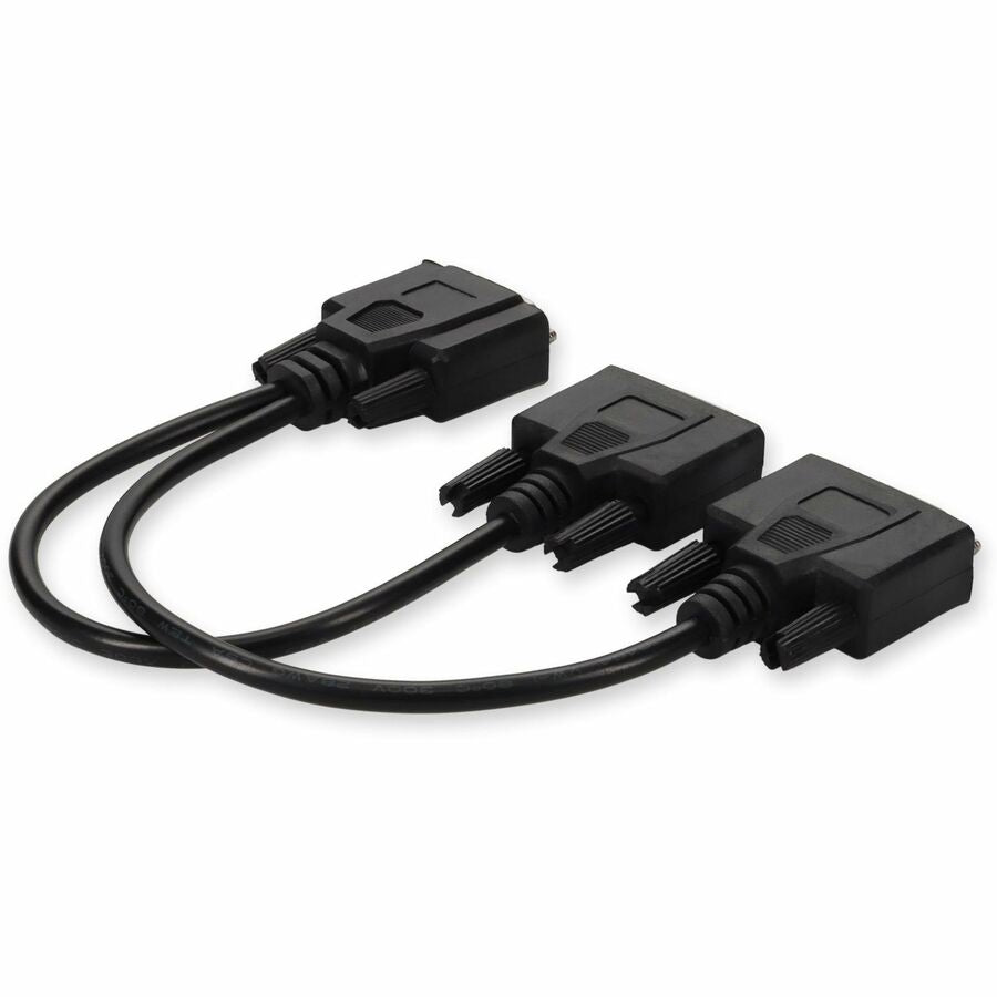 AddOn 5PK VGA Male to 2xVGA Female Black Adapters For Resolution Up to 1920x1200 (WUXGA)