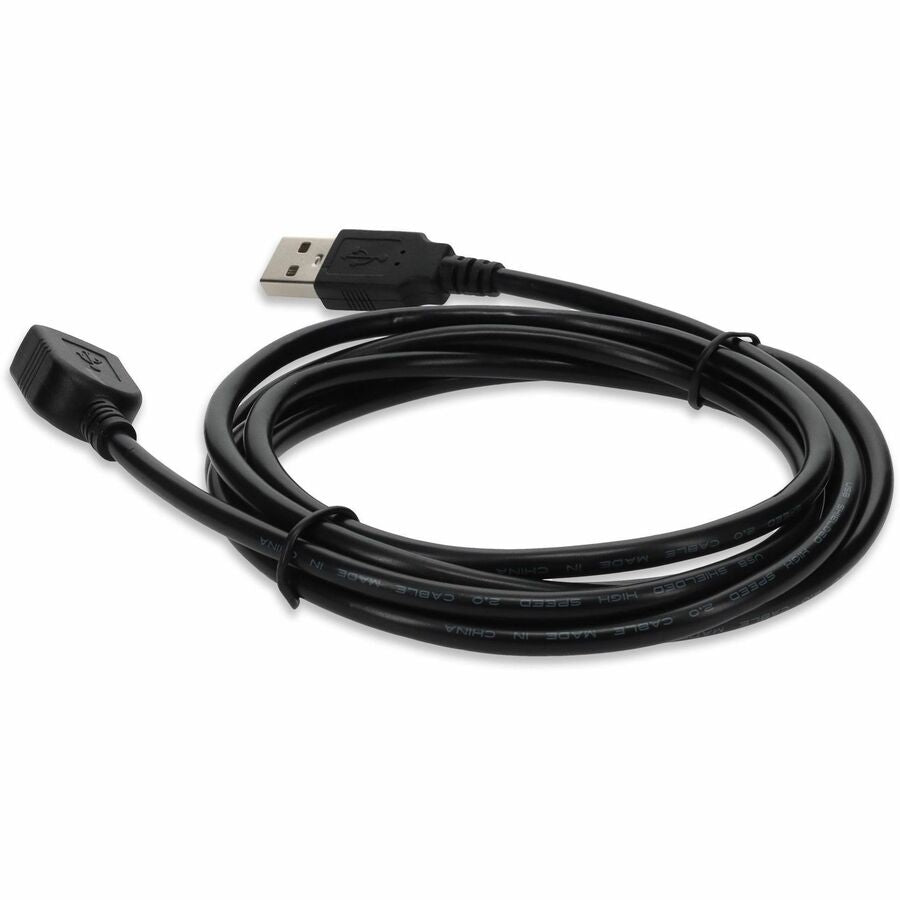 AddOn 5-Pack of 6ft USB 2.0 (A) Male to Female Black Cables