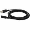 AddOn 5-Pack of 6ft USB 2.0 (A) Male to Female Black Cables