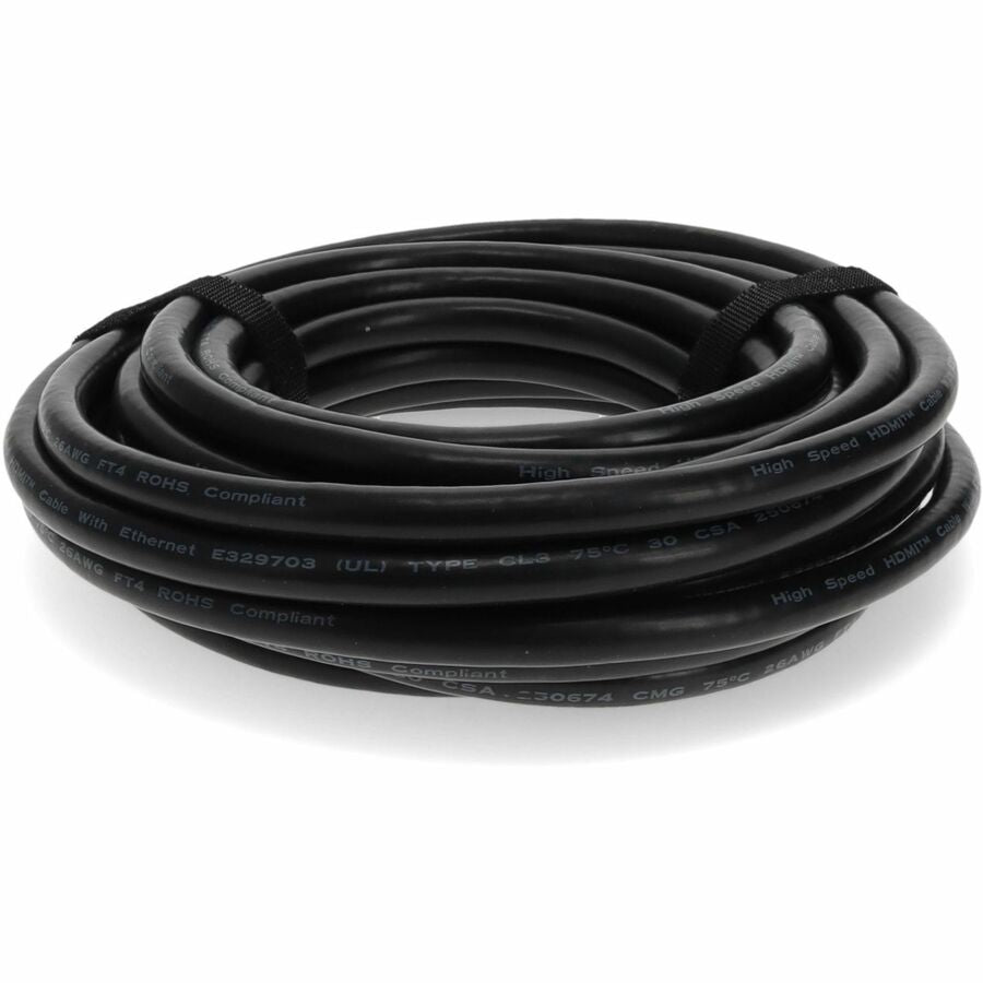 5PK 20ft HDMI 1.4 Male to HDMI 1.4 Male Black Cables Which Supports Ethernet Channel For Resolution Up to 4096x2160 (DCI 4K)