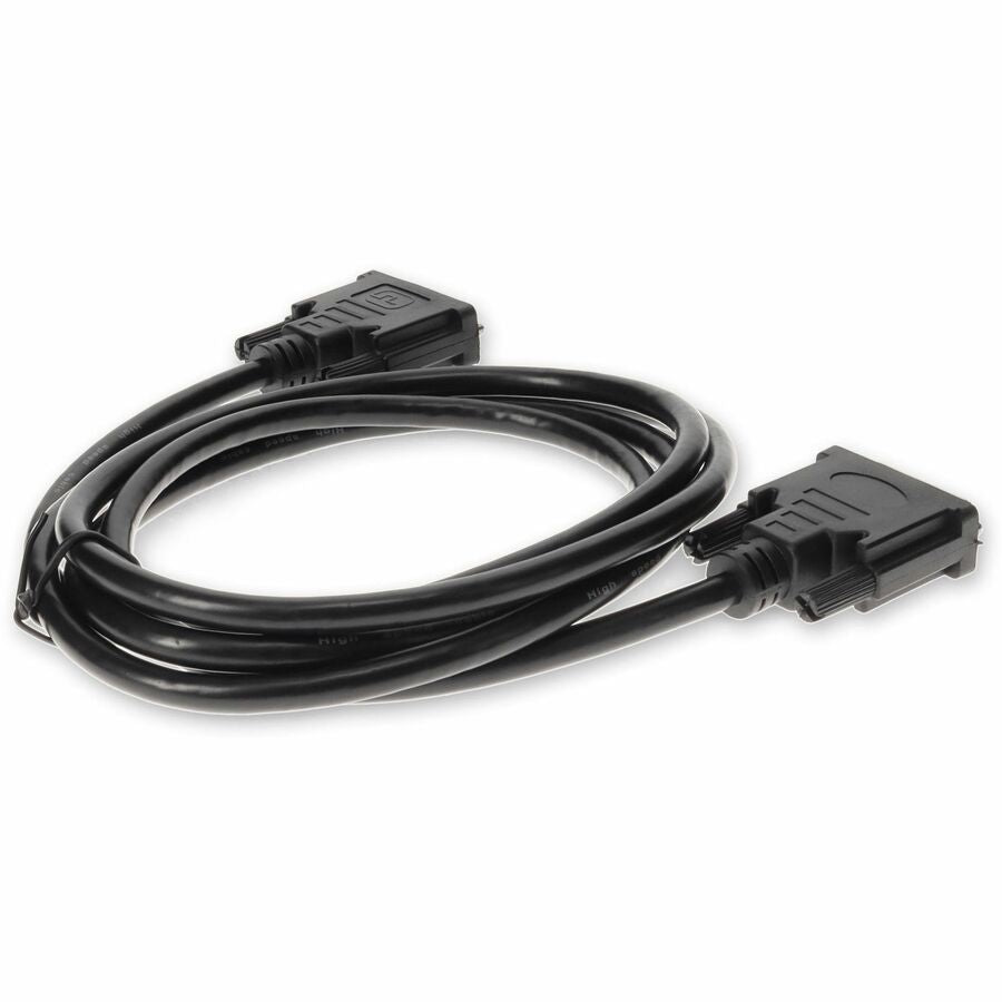 5PK 6ft DVI-D Single Link (18+1 pin) Male to DVI-D Single Link (18+1 pin) Male Black Cables For Resolution Up to 1920x1200 (WUXGA)