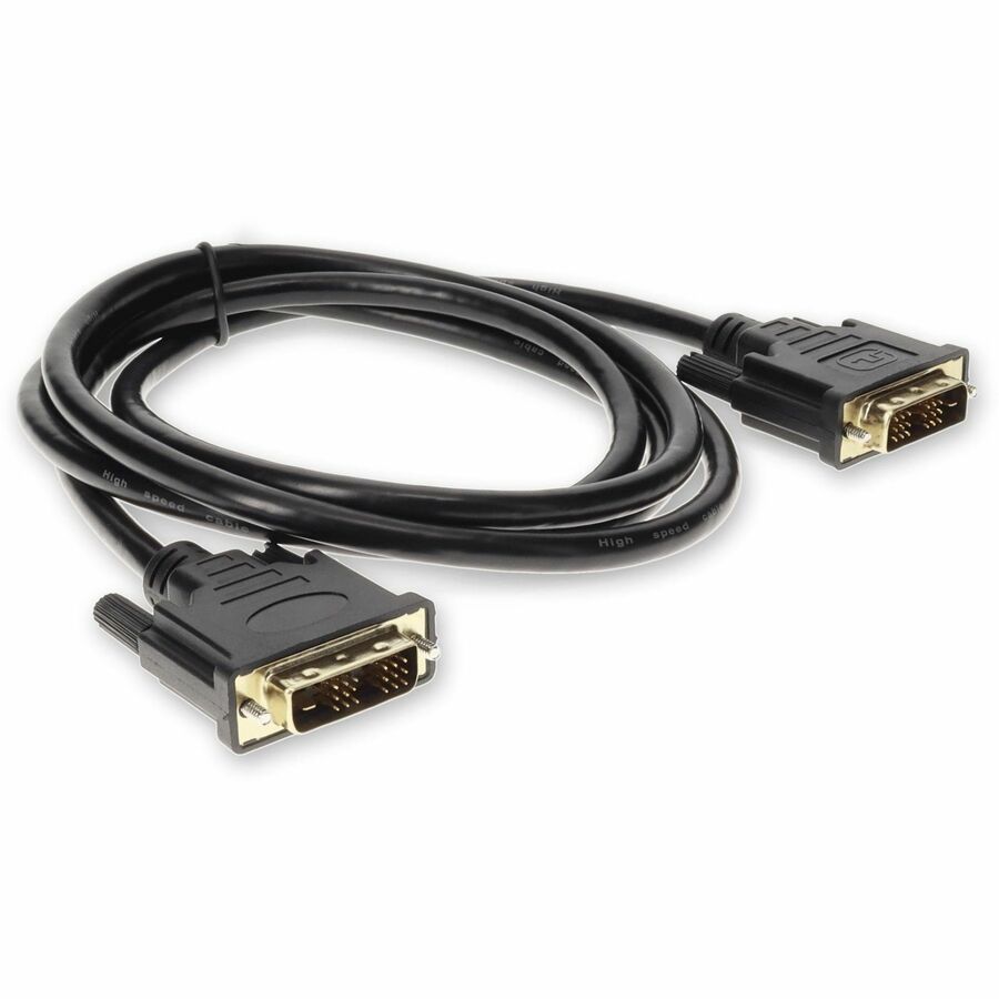 5PK 15ft DVI-D Single Link (18+1 pin) Male to DVI-D Single Link (18+1 pin) Male Black Cables For Resolution Up to 1920x1200 (WUXGA)