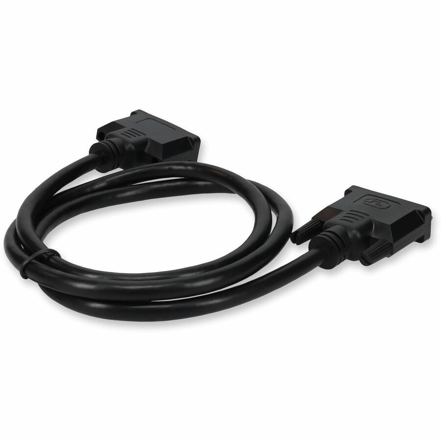 5PK 10ft DVI-D Dual Link (24+1 pin) Male to DVI-D Dual Link (24+1 pin) Male Black Cables For Resolution Up to 2560x1600 (WQXGA)