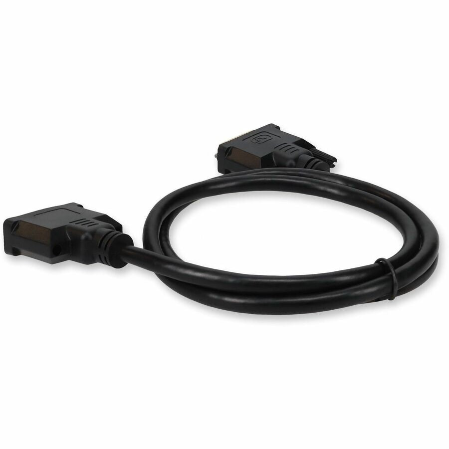 5PK 10ft DVI-D Dual Link (24+1 pin) Male to DVI-D Dual Link (24+1 pin) Male Black Cables For Resolution Up to 2560x1600 (WQXGA)