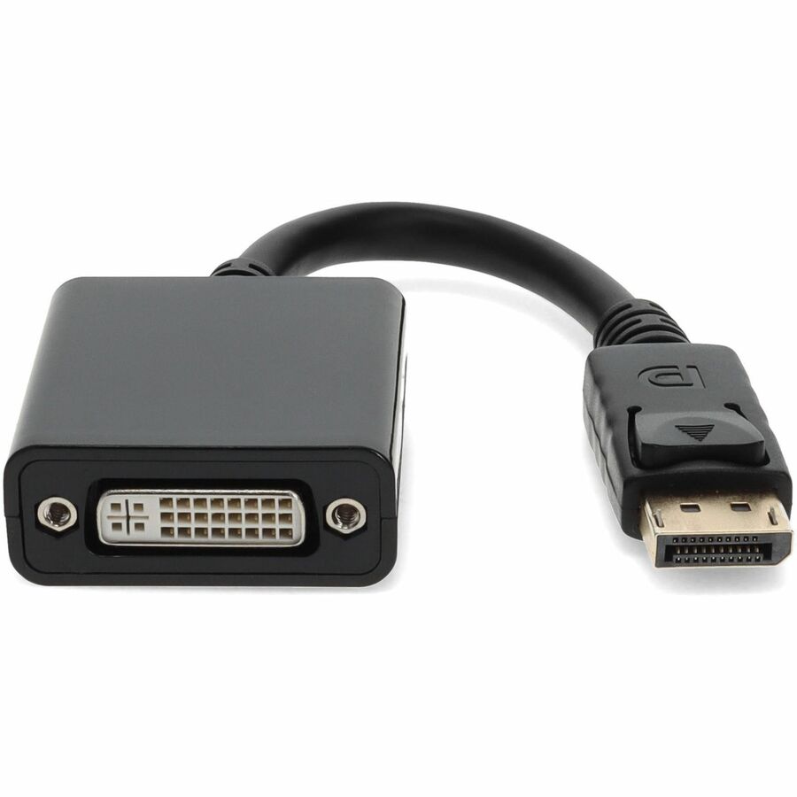 5PK DisplayPort 1.2 Male to DVI-I (29 pin) Female Black Adapters Which Requires DP++ For Resolution Up to 2560x1600 (WQXGA)