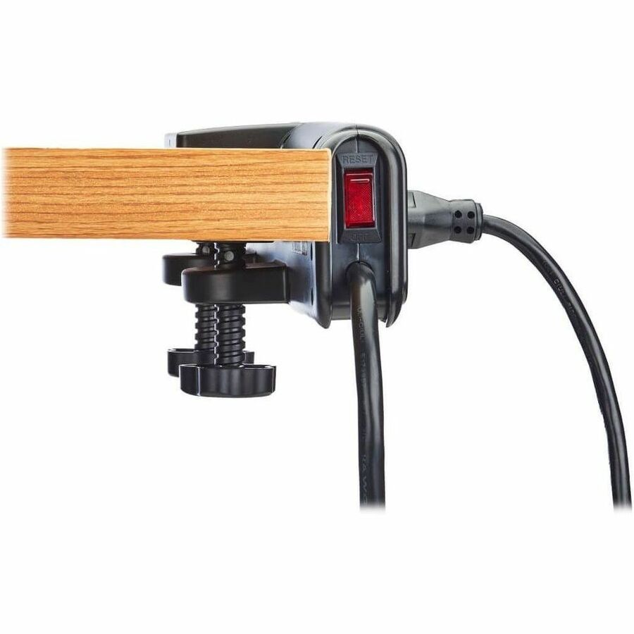 Eaton Tripp Lite Series Protect It! 6-Outlet Clamp-Mount Surge Protector, 6 ft. (1.83 m) Cord, 2100 Joules, 2 x USB Charging ports (2.1A total)