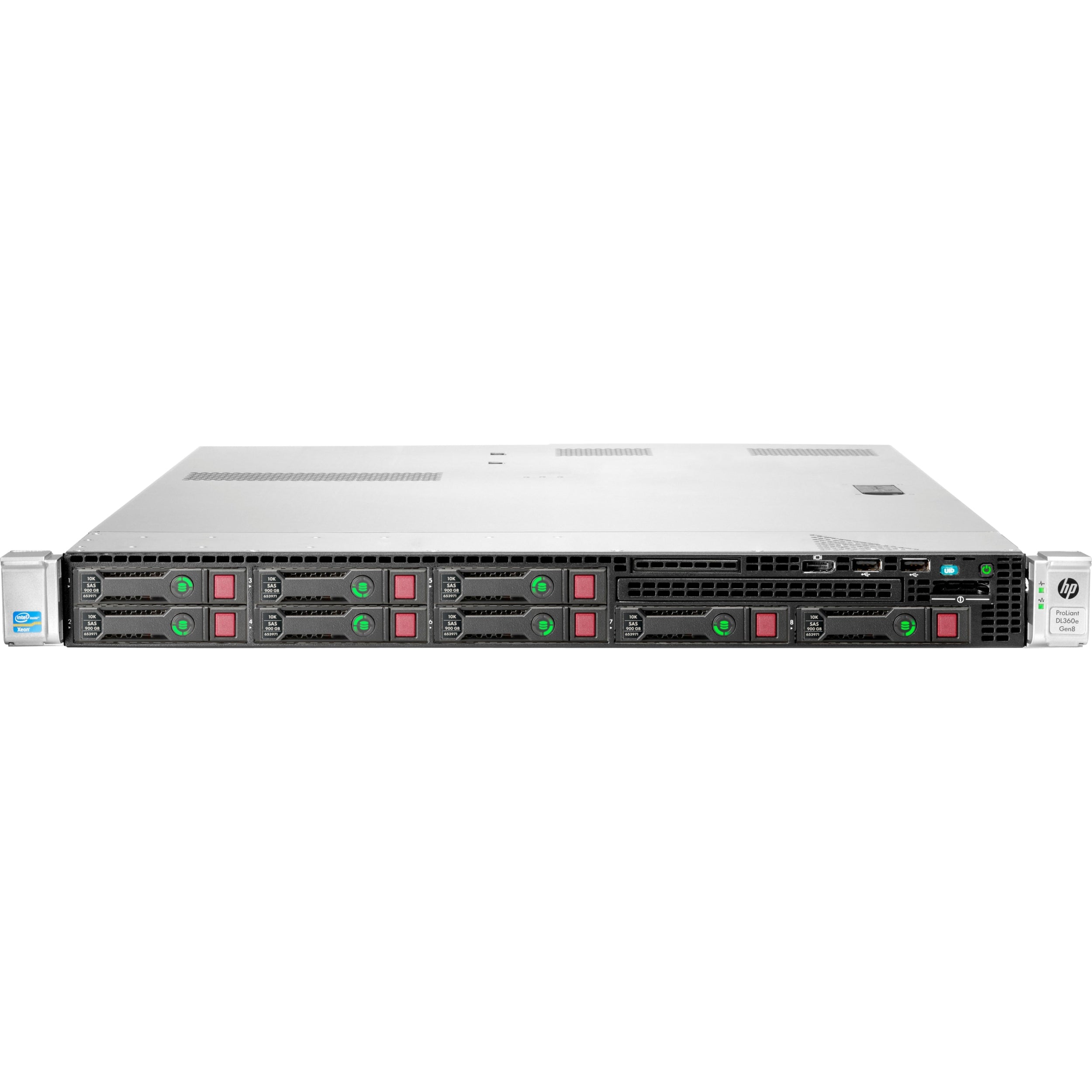 HPE ProLiant DL360p G8 1U Rack Server - 2 Xeon E5-2670 2.60 GHz - 32 GB RAM - Serial ATA/600, 6Gb/s SAS Controller