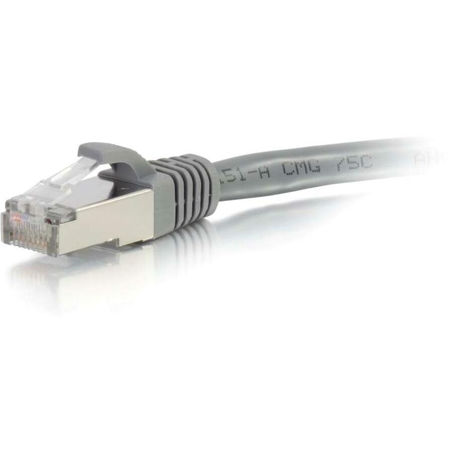 Legrand C2G 30ft Cat6a Snagless Shielded (STP) Network Patch Cable - Gray