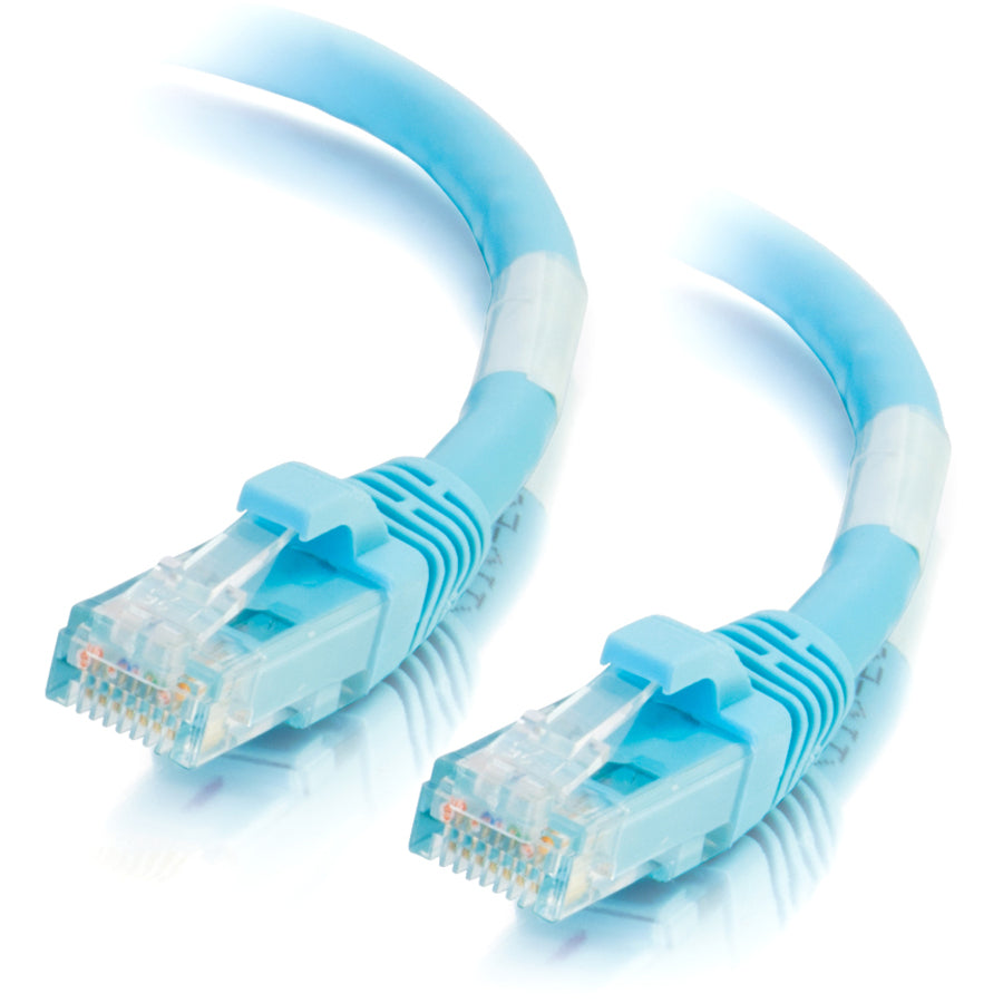 Legrand C2G 7ft Cat6a Snagless Unshielded (UTP) Network Patch Ethernet Cable-Aqua