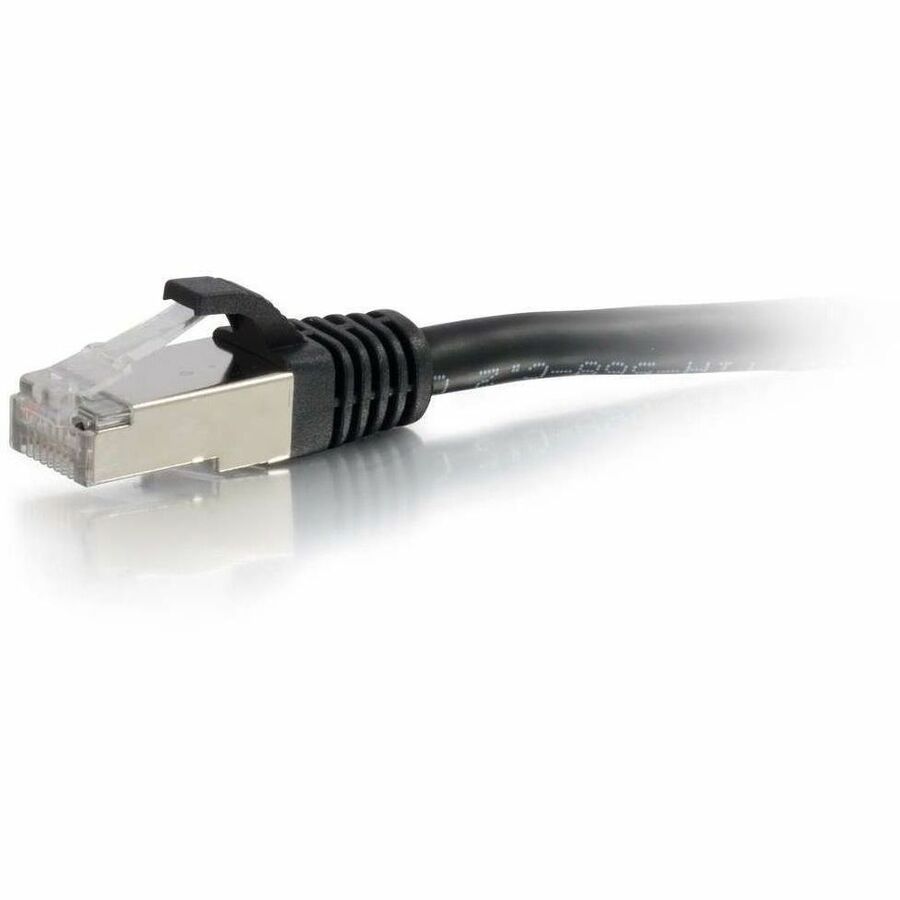 Legrand C2G-12ft Cat6 Snagless Shielded (STP) Network Patch Cable - Black