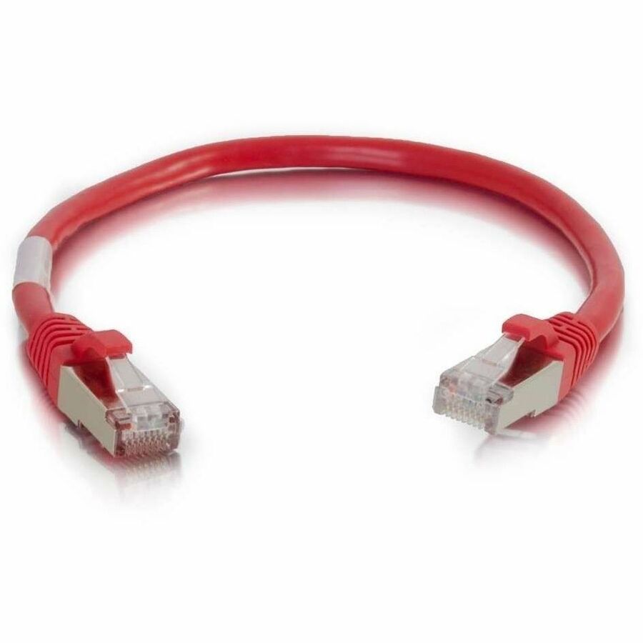 Legrand C2G 6ft Cat6 Ethernet Cable - Snagless Shielded (STP) - Red