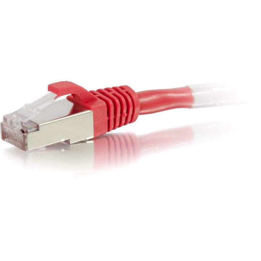 C2G 5FT CAT6 STP SNAGLESS PATCH RED, Male, 15 ft, Ethernet