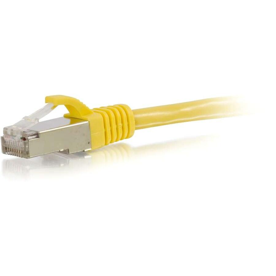 Legrand C2G 3ft Cat6 Ethernet Cable - Snagless Shielded (STP) - Yellow
