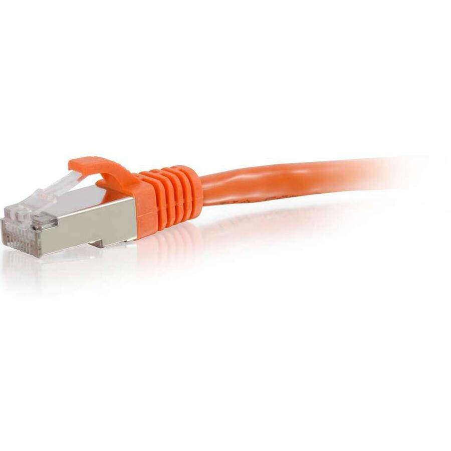 Legrand C2G-3ft Cat6 Snagless Shielded (STP) Network Patch Cable - Orange
