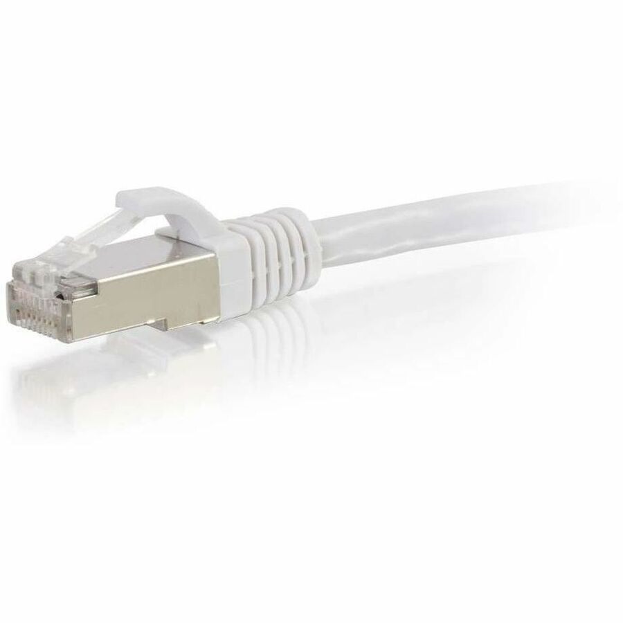 Legrand C2G-9ft Cat6 Snagless Shielded (STP) Network Patch Cable - White