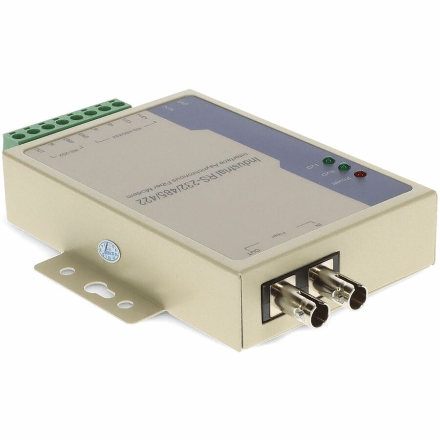 AddOn Serial RS232/RS485/RS422 to Fiber SMF 1310nm 20km ST Serial Media Converter