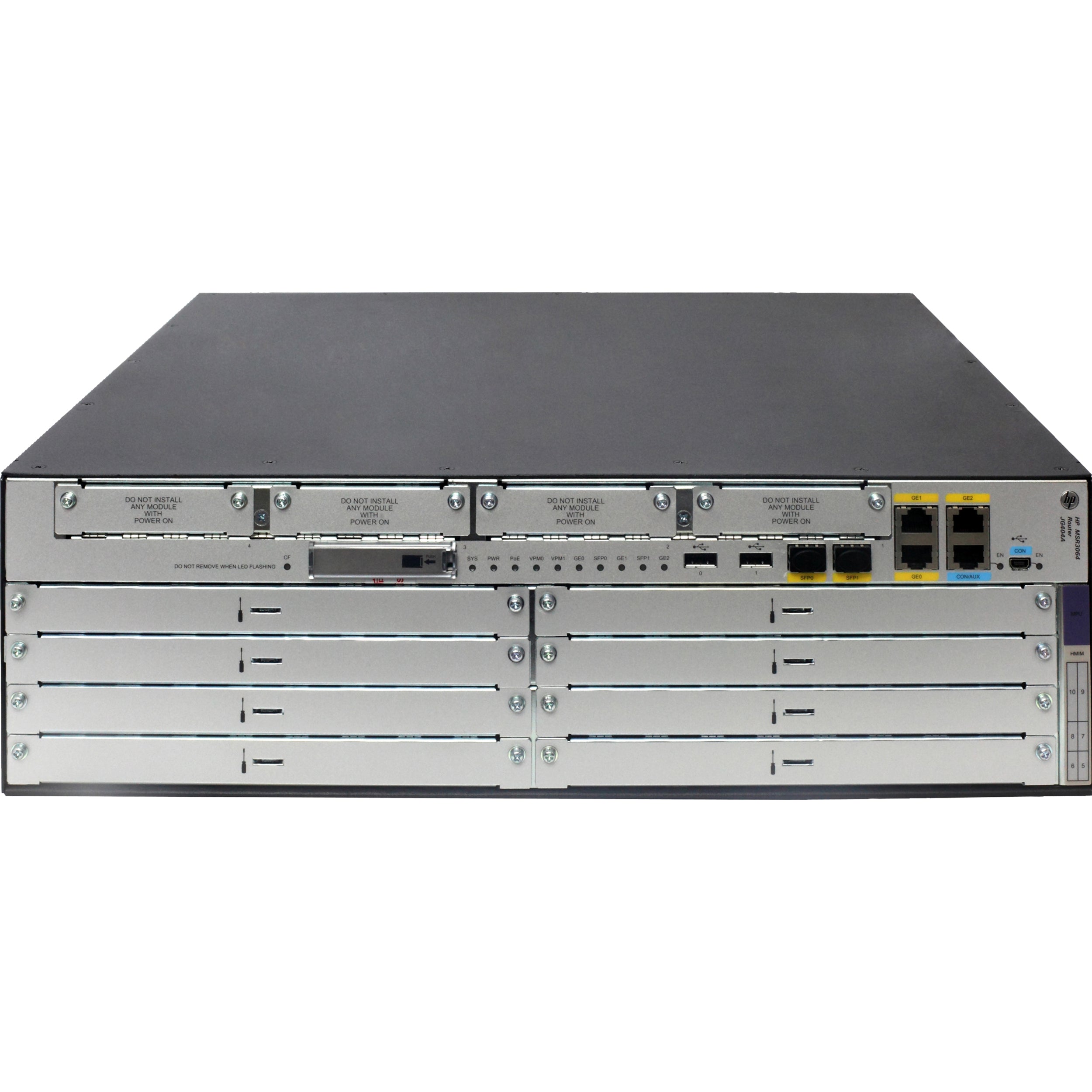 HPE MSR3024 AC ROUTER US EN, 10/100/1000Base-T, 17.42 lb, Gigabit Ethernet