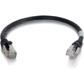 Legrand C2G 6in Cat6a Snagless Shielded (STP) Network Patch Cable - Black