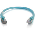 Legrand C2G 6in Cat6a Snagless Shielded (STP) Network Patch Cable - Aqua
