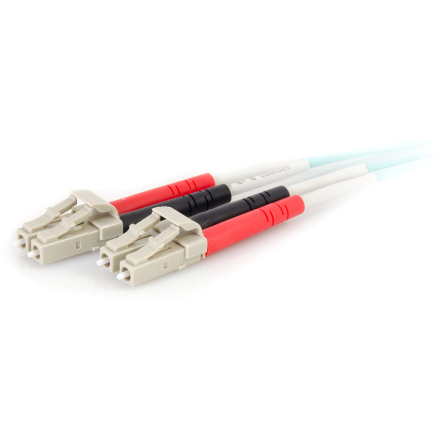 Legrand C2G 2m LC-LC 50/125 Duplex Multimode OM4 Fiber Cable - Aqua - 6ft