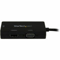 StarTech.com Mini DisplayPort Adapter - 3-in-1 - 1080p - Monitor Adapter - Mini DP to HDMI / VGA / DVI Adapter Hub