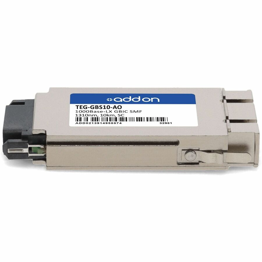 AddOn TRENDnet TEG-GBS10 Compatible TAA Compliant 1000Base-LX GBIC Transceiver (SMF, 1310nm, 10km, SC)