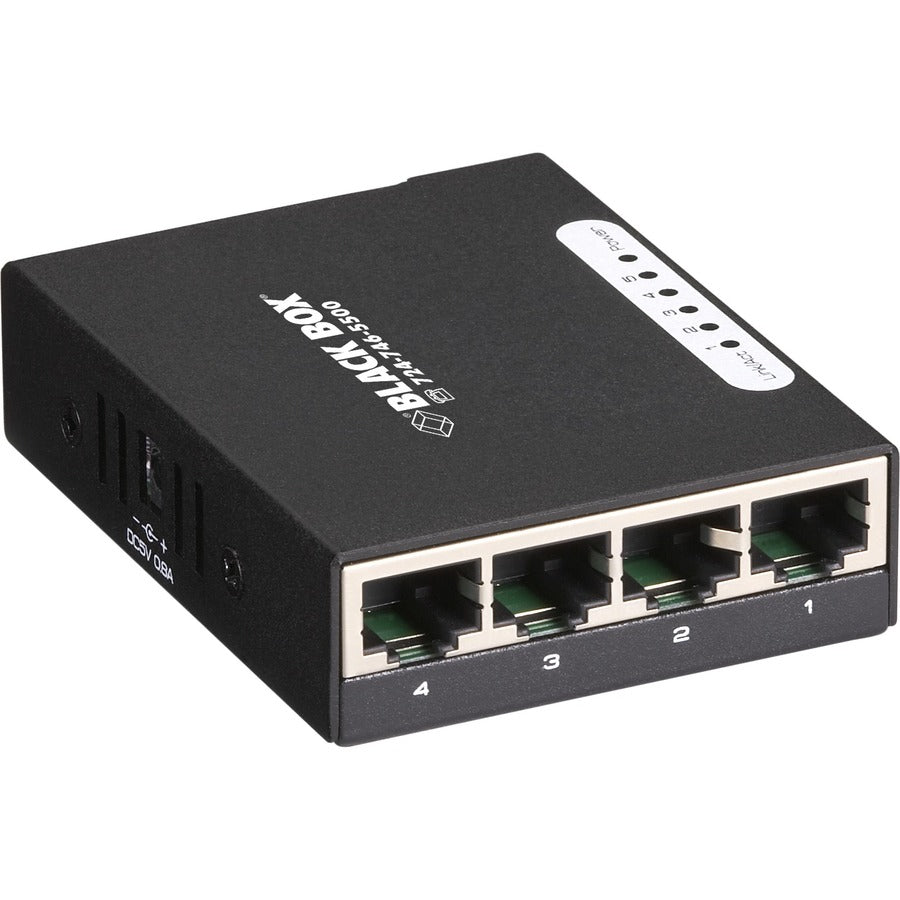 Black Open Box Black Box USB-Powered 10/100 5-Port Switch