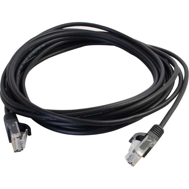 Legrand C2G 9ft Cat5e Snagless Unshielded (UTP) Slim Network Patch Cable - Black
