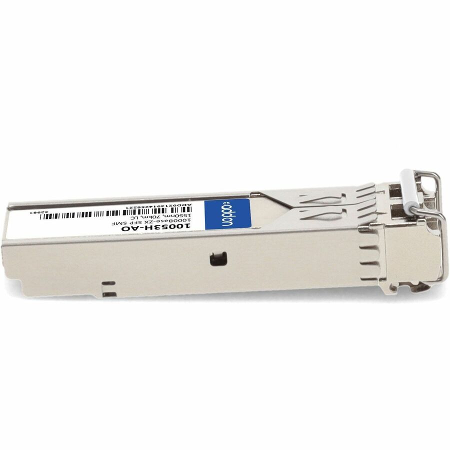 AddOn Extreme Networks 10053H Compatible TAA Compliant 1000Base-ZX SFP Transceiver (SMF, 1550nm, 70km, LC, Rugged)