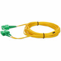 AddOn 5m ASC (Male) to ASC (Male) Yellow OS2 Duplex Fiber OFNR (Riser-Rated) Patch Cable