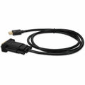 6ft Mini-DisplayPort 1.1 Male to VGA Male Black Cable For Resolution Up to 1920x1200 (WUXGA)
