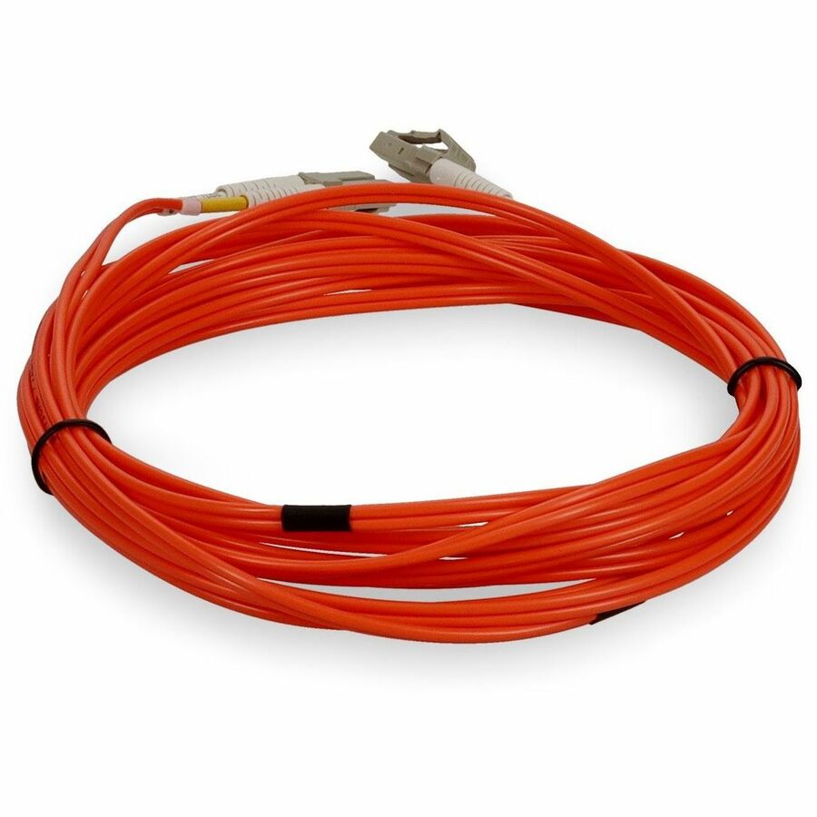 AddOn 9m LC (Male) to LC (Male) Orange OM1 Duplex Fiber OFNR (Riser-Rated) Patch Cable
