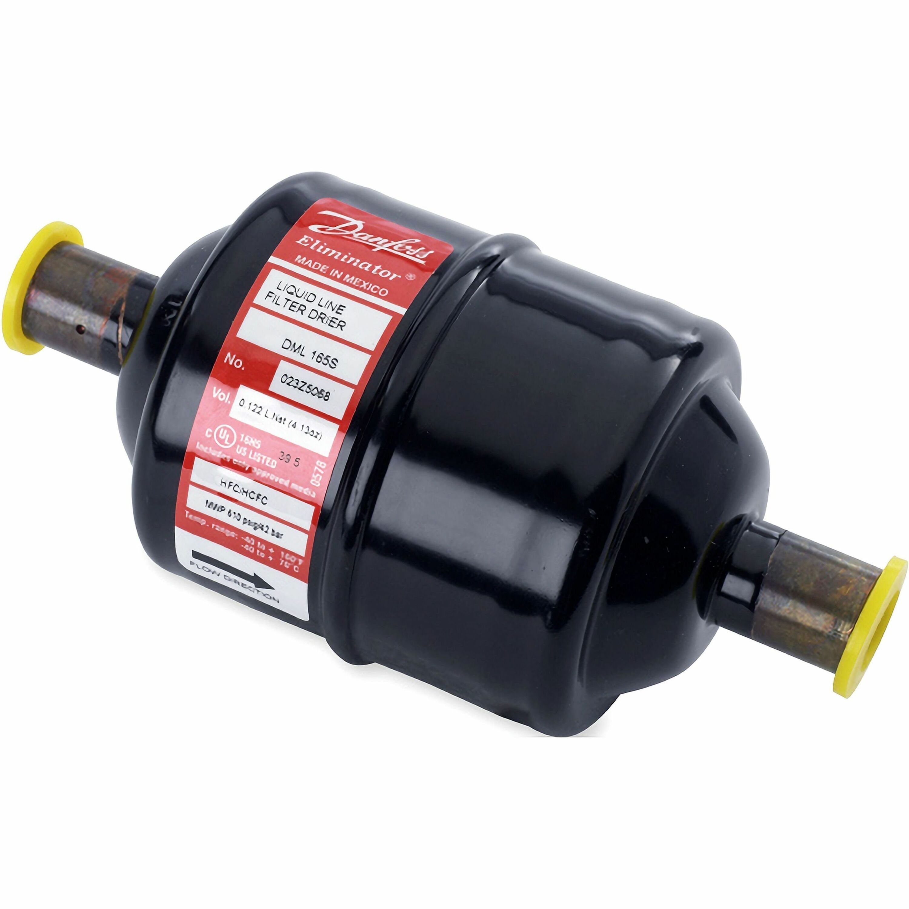 Schneider Filter-Drier 5/8" ODF Solder - Spare Part, ACRP5XX Series ACRD5XX Series ACRC5XX Series, Black, 8 in, W875-2012