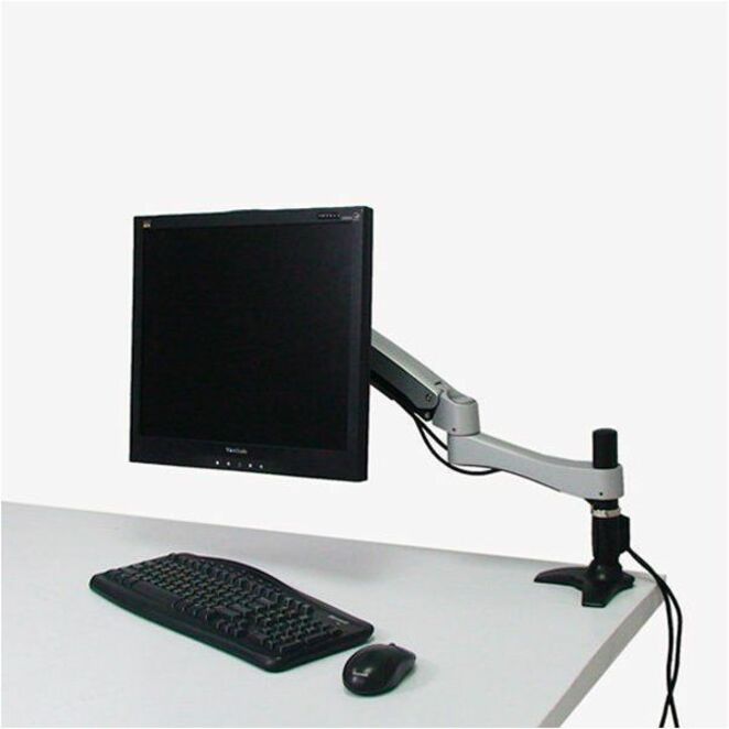 Amer Mounts Long Articulating Monitor Arm with Grommet Base for 15"-26" LCD/LED Screens
