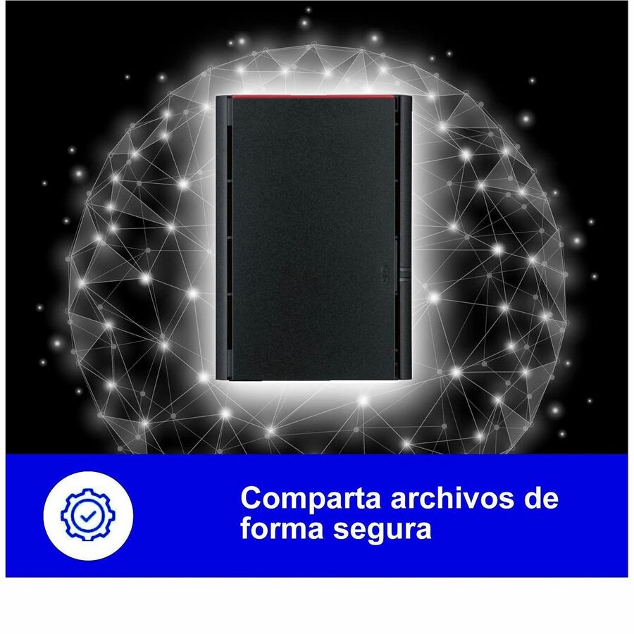 BUFFALO LinkStation 220 4 TB 2-Drive (2 x 2 TB) RAID NAS Personal Cloud Storage and Media Server - LS220D0402 - TAA Compliant